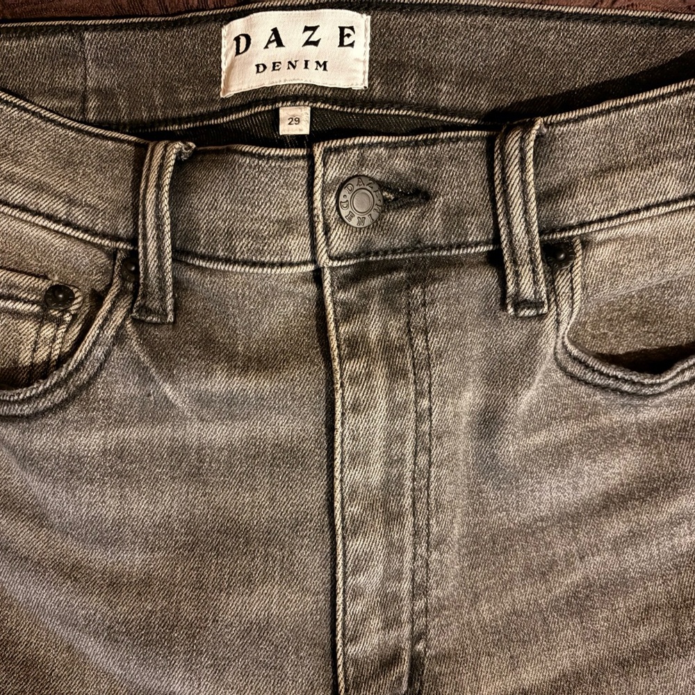 New Daze Denim Far out high rise wide leg jeans Sz 29 - Picture 7 of 8